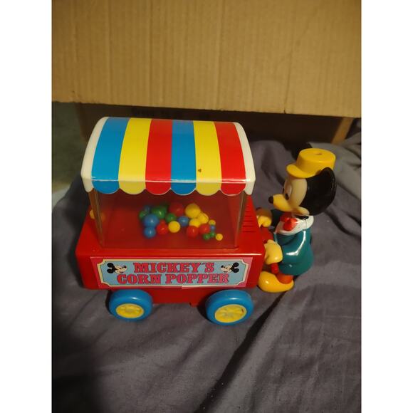 Vintage Mickey's Corn Popper Carnival Toy Plays Mary has a little lamb Nostalgia - Picture 5 of 7